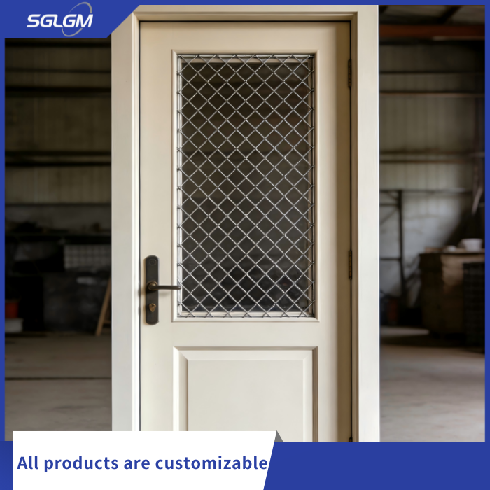 জর্জিয়ান তারের সাথে যৌগিক দরজা