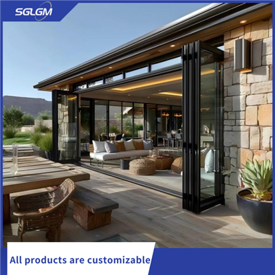 অ্যালুমিনিয়াম বাইফোল্ড বাহ্যিক দরজা