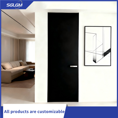 কালো অ্যালুমিনিয়াম অভ্যন্তরীণ দরজা