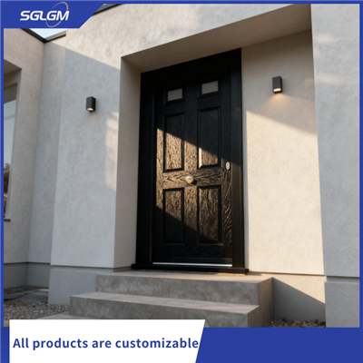 কালো যৌগিক দরজা