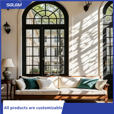 কালো ইউপিভিসি উইন্ডোজ